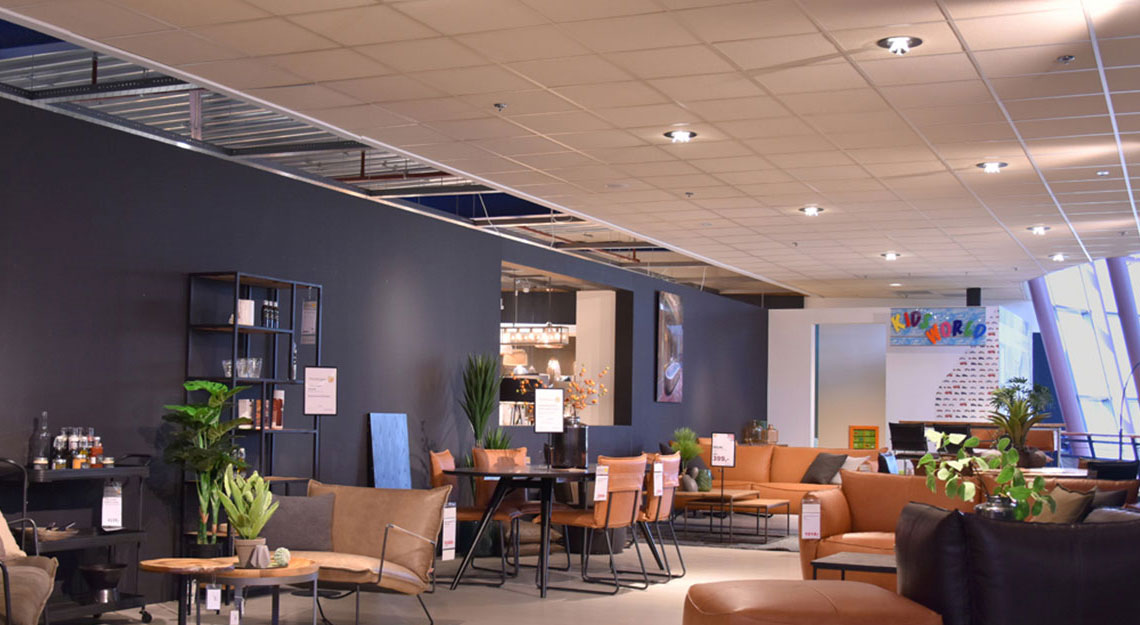 Nieuwe verlichting bij Jansen Totaal Wonen