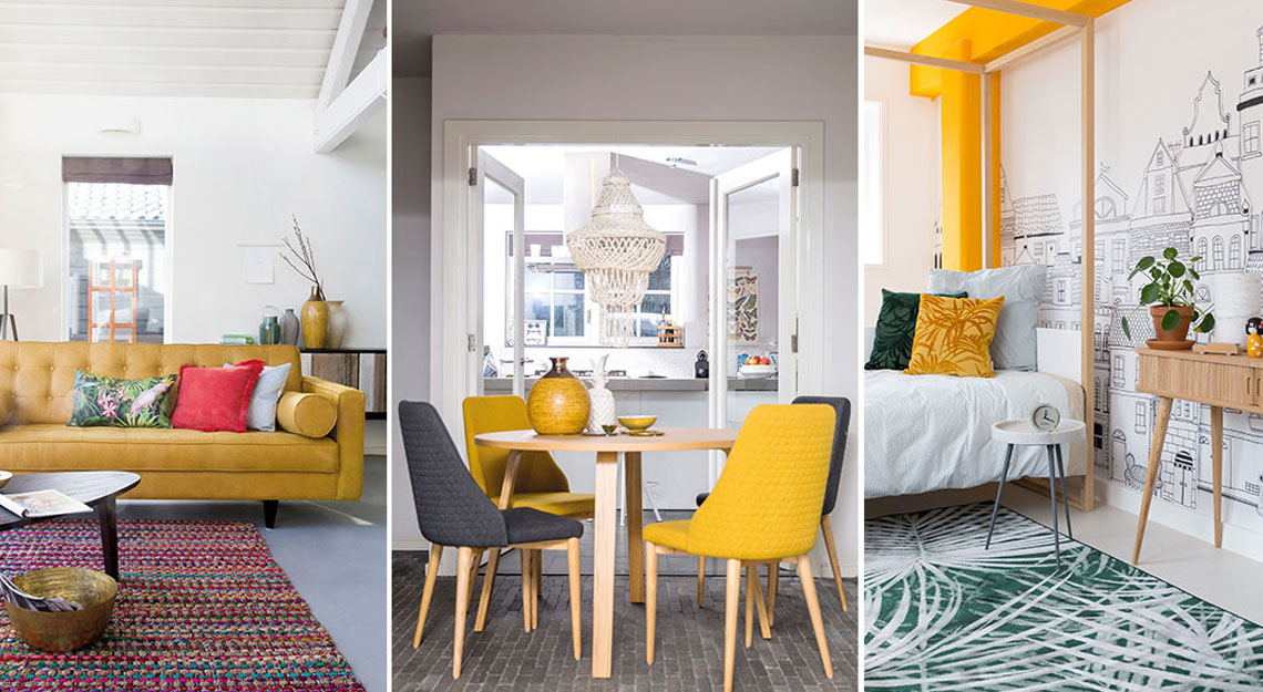 Geel in ieder interieur bij Jansen Totaal Wonen