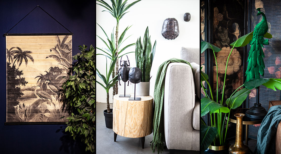 Een urban jungle in huis bij Jansen Totaal Wonen