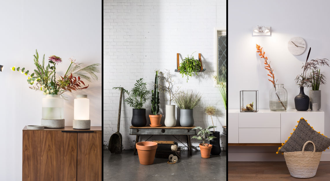 Vazen en potten in allerlei vormen en maten