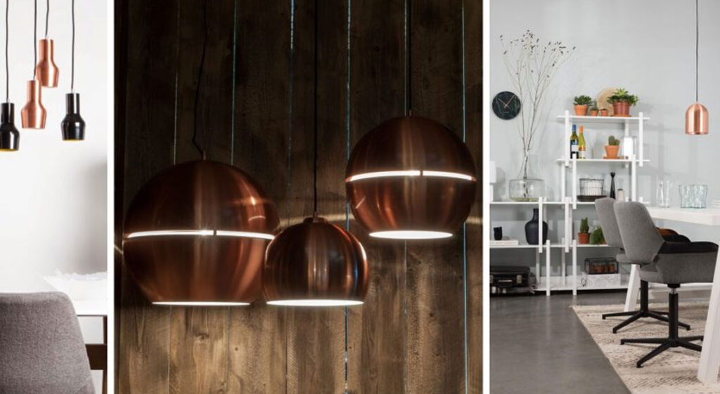 hanglampen in koper