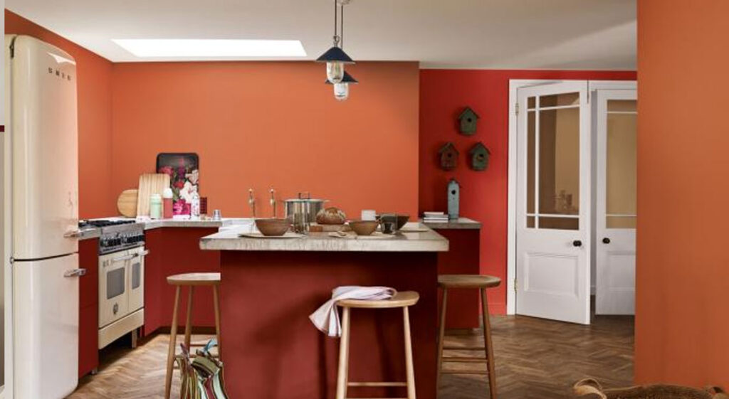 Een knusse plek met de kleur Spiced Honey