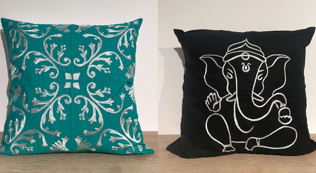 Kussens van Stichting Pani bij Jansen Totaal Wonen