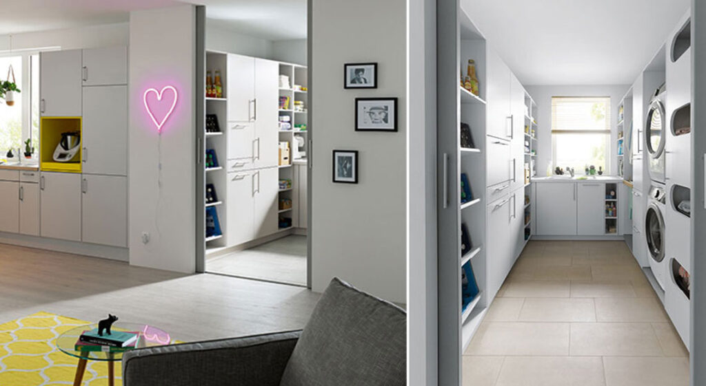 Ruimte besparen met Schuller bijkeuken bij Jansen Totaal Wonen