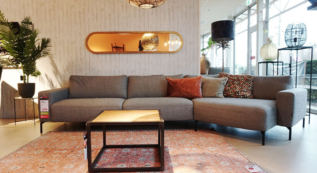 Salira hoekbank bij Jansen Totaal Wonen
