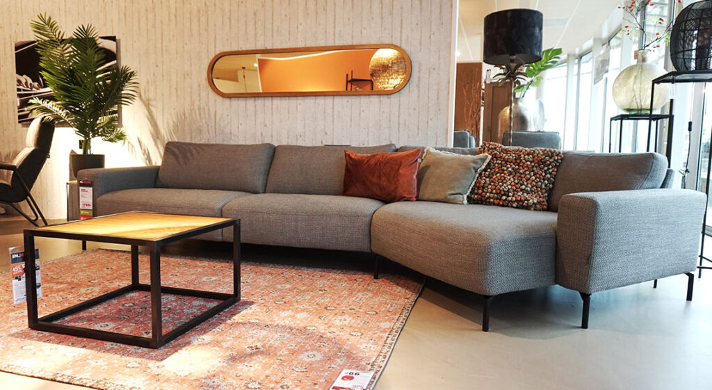 Salira hoekbank bij Jansen Totaal Wonen