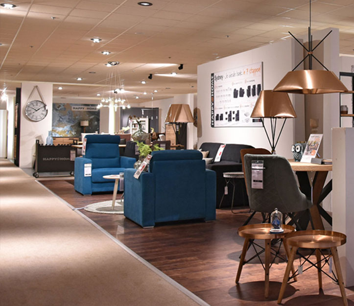 Nieuwe verlichting bij Jansen Totaal Wonen