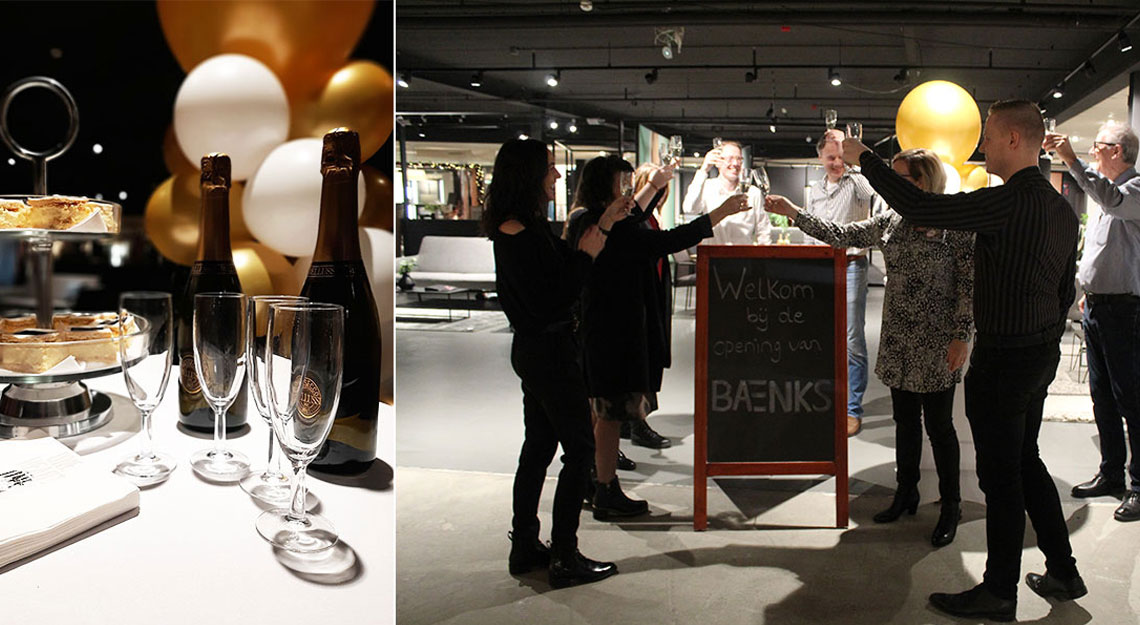 Opening Baenks showroom Jansen Totaal Wonen