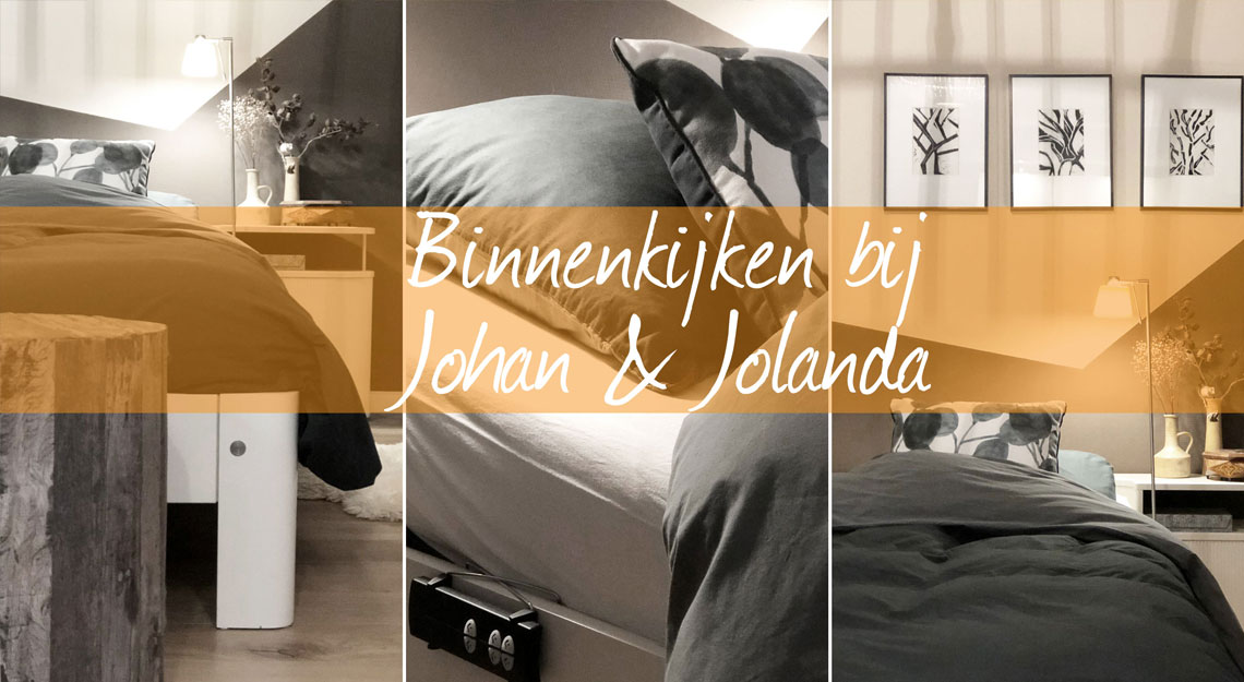 binnenkijken in de slaapkamer bij Johan en Jolanda van Jansen Totaal Wonen