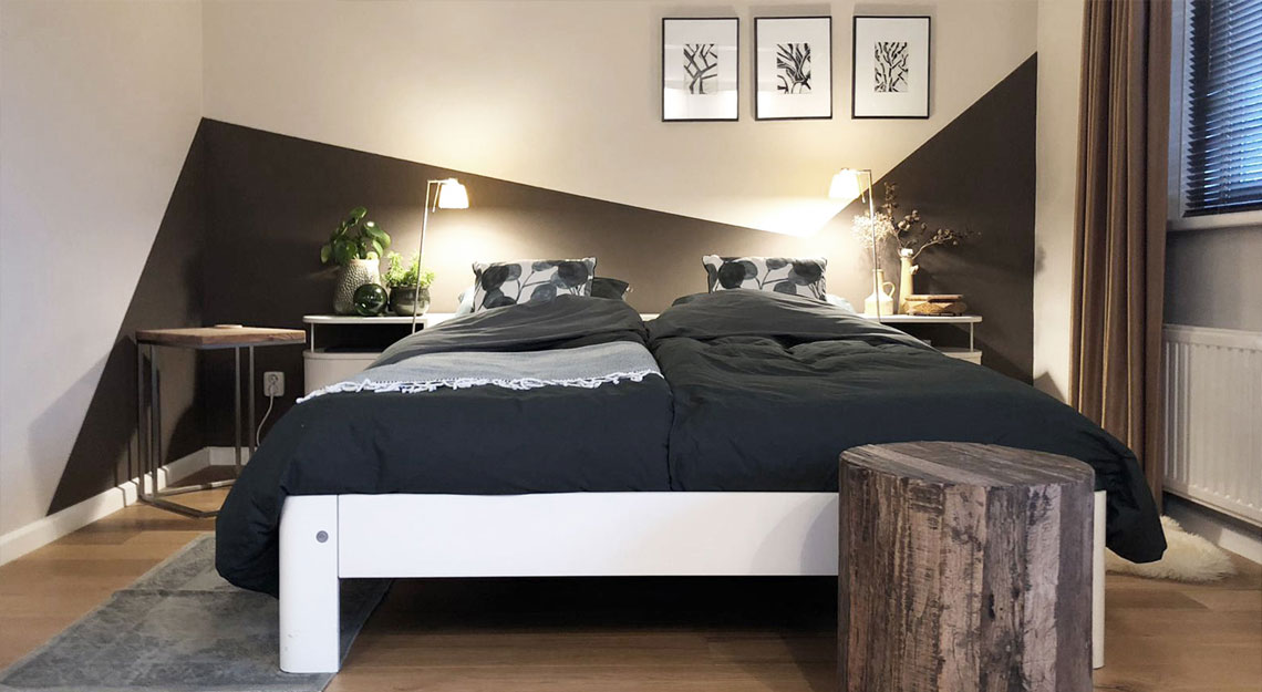 binnenkijken in de slaapkamer bij Johan en Jolanda van Jansen Totaal Wonen