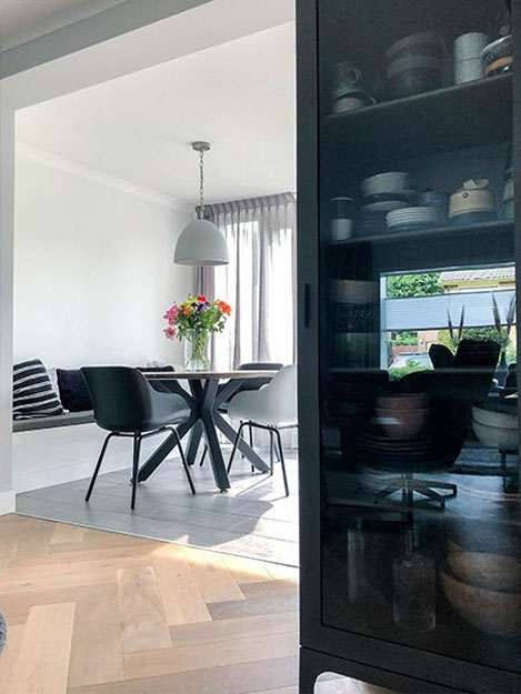 binnenkijken bij Sanne en bas, bij jansen totaal wonen.