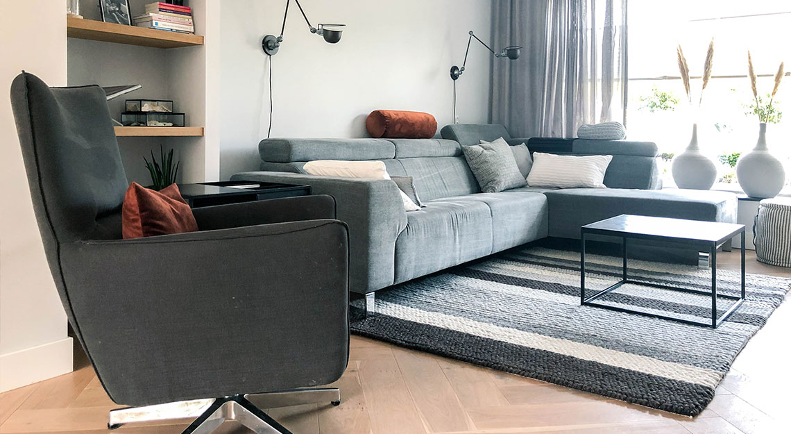 binnenkijken bij Sanne en bas, bij jansen totaal wonen.