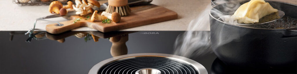 Kookplaat met werkbladafzuiging